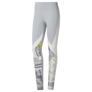 Reebok WOR Meet You There Paneled Tights Damen - Grau - DE 137-CNR